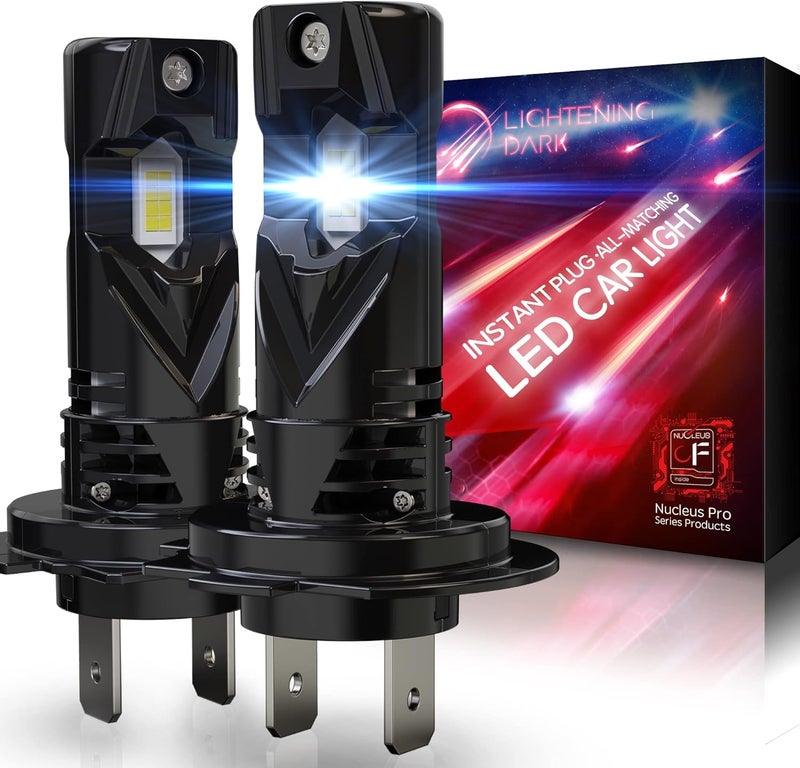 LIGHT & DARK H7 Fog Light Bulbs with Cooling Fan - Image 1